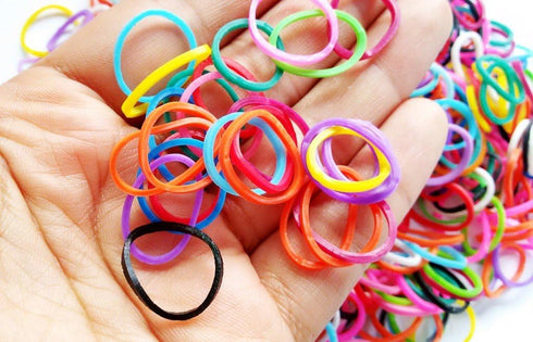PET SHOW Pet Rubber Bands for Doll Dog Cat Hair Bows - Assorted Pack of 1000 Grooming Accessories