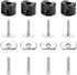 Kayak Track/Rail Mount Accessories, Hardware Kit with Convertible Knobs, T Bolts, Track Nuts, and Screws