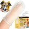 Jasper Dog Toothbrush, 360º Dog Tooth Brushing Kit, Clear 2-Pack for Dog and Cat Teeth Cleaning