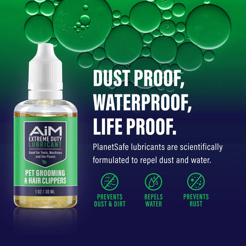 Planet Safe Pet Grooming Clipper Lubricant Oil | Non-Toxic, Odorless Clipper Oil for Hair Clippers and Trimmers