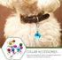POPETPOP Cat Dog Collar Bells, 10pcs Jingle Bell for Cat Collar, Colourful Pet Small Bells for DIY Crafts Decoration
