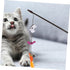 BESTOYARD Halloween Cat Wand Toys, Interactive Teasing Stick, Multifunctional Kitten Launcher