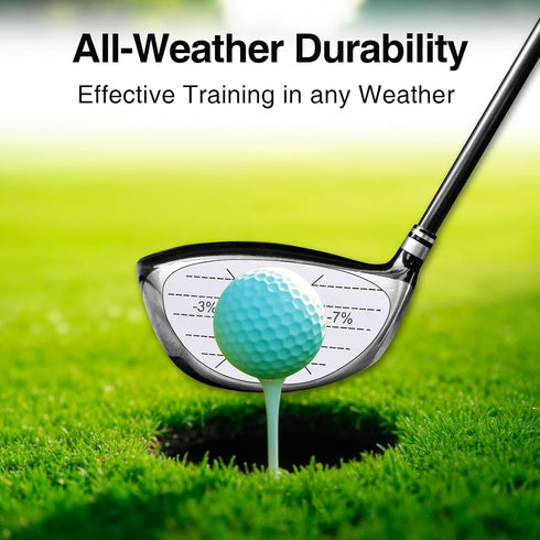 Qishiyi Golf Impact Tape Labels,Self-Teaching Sweet Spot and Consistency Analysis.for Irons Woods and Putters