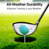 Qishiyi Golf Impact Tape Labels,Self-Teaching Sweet Spot and Consistency Analysis.for Irons Woods and Putters