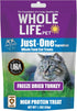 Whole Life Pet Just One Turkey, Cat Treat or Topper, Human Grade, Freeze Dried, 1.5 oz