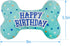 PrimePets Dog Birthday Toys, Plush Squeaky Toys, Birthday Party Supplies for Small, Medium, Large Dogs (Bone)