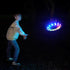 TOSY Flying Ring - 12 LEDs, Soft & Photoluminescent Rim, Auto Light Up, Safe & Waterproof Frisbee for Fun