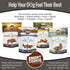Smart Cookie All Natural Dog Treats - 4 Flavor Variety Pack (5oz Each), Healthy for Dogs & Puppies with Allergies