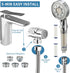 (5 Klleyna Filter Dog Shower-Attachment for Bathtub-Faucet - ON/OFF Shower Head Attaches to Tub Spout, Pet Wash Hose