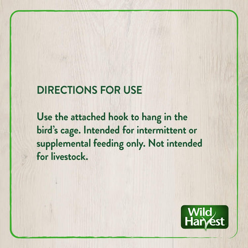 Wild Harvest Foraging Instincts Peck n’ Play Interactive Treat for Small Birds, 2 Ounce
