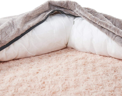 JOYELF Orthopedic Memory Foam Dog Bed, Replacement Filling Bolster Insert Stuffing Pillow - Medium Size