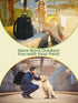 Dog Travel Bag, Airline Approved Organizer Backpack with Multi-Function Pockets, 25L Accessories Set for Weekend