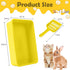5 Pcs Kitten Small Litter Box Set, Open Cat Litter Box with 5 Scooper, Portable Litter Box for Small Pet, 12.6 x 8.7 x