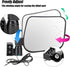 Roykaw Golf Cart No Drilling Folding Side Rear View Mirror - Compatible with LED Turn Signal Light, Universal