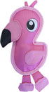 Outward Hound Fire Biterz Flamingo Plush Interactive Dog Toy, Small Firehouse Material