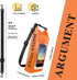 IP68 Waterproof Dry Bag, 2L - Roll Top Waterproof Pool Bag with Phone Pouch, Boating & Kayak Accessories (Orange)