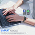 FITVII 24/7 IP68 Slim Fitness Tracker with Blood Oxygen, Blood Pressure, Heart Rate and Sleep Tracking, Waterproof