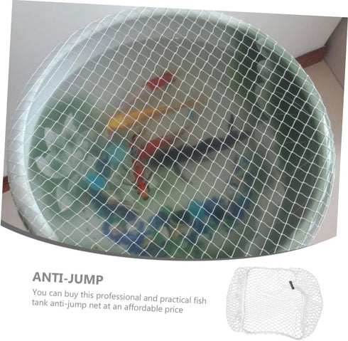 Sosoport Aquarium Anti-Jumping Net, Escape-Proof Mesh Fish Tank Protective Net for Garden Aquarium