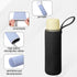 Qulkws 2 19oz Pcs Portable Nylon Bottles Cover Water Bottle Carrier Bag Insulated Water Bottle Sleeve for Glass