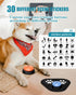 Dog Buttons for Communication, 9 Pcs Talking Button Set, 30s Voice Recording, Pet Speech Training Buzzers with Stickers