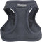 Downtown Pet Supply No Pull Step in Dog Harness, X-Large Charcoal - Adjustable Padded Mesh Fabric with Reflective Trim