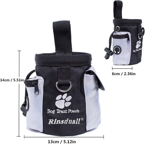 Dog Training Treat Pouch for Hands-Free Dog Training, Waist Bag