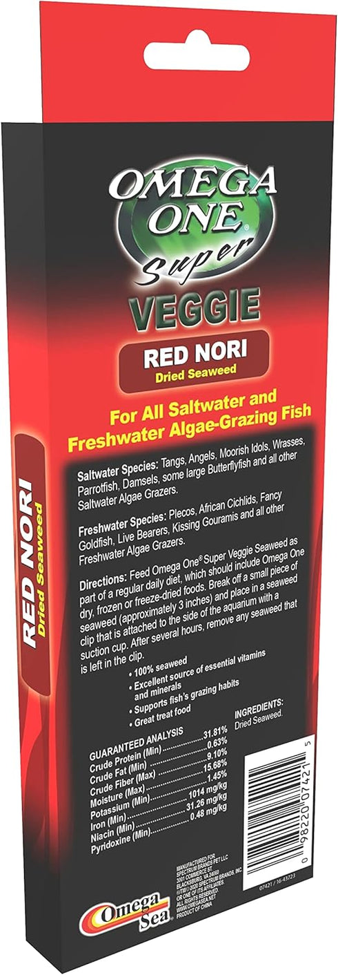 Omega One Super Veggie Red Seaweed, 1 Box