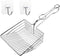 Jumbo Cat Litter Scoop Metal, Solid Metal Sifter with Holder, Cat Urine Scoop, Litter Scooper Holder