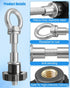 JUFZQO 2" 2" 3" 3" 1/2" 2 Power Rack Attachments Fit x or x Racks with Holes, Heavy-Duty Stainless Steel O-Ring
