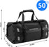 ROCKBROS Waterproof Duffel Bag 20-60L for Motorcycle Travel, Boating, Kayaking, Camping, Fishing Outdoor Adventure