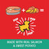 Plus Puffed Dog Treats with Prebiotics and Probiotics, Salmon & Sweet Potato, 24oz, Made in USA