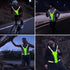 LED Reflective Vest Running Gear, Light Up Rechargeable Safety Night Running Gear for Walking, Running, Cycling