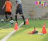 7 Inch (Set 12) Kiddie Play Traffic Cones Sports Soccer Drills Agility Training Orange Cones for Kids