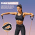 RitFit Single Resistance Exercise Band with Comfortable Handles - Ideal for Strength Training and Muscle Toning
