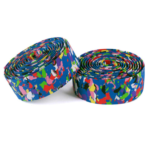 New Super Soft Multi-Color Bike Bicycle Handlebar Grip Tape Wraps with Adhesive Back and Bar Plugs
