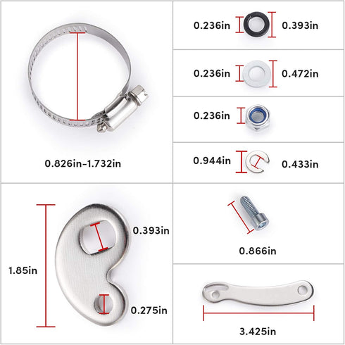 Universal Torque Arm for Electric Bicycle e-Bike Bike Front or Rear Hub Motors and Mid Drive e-Bike Tool for Maintenance