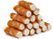 MON2SUN Dog Treats, 2.5 Inch Chicken Wrapped Rawhide Rolls, Teeth Cleaning Chews