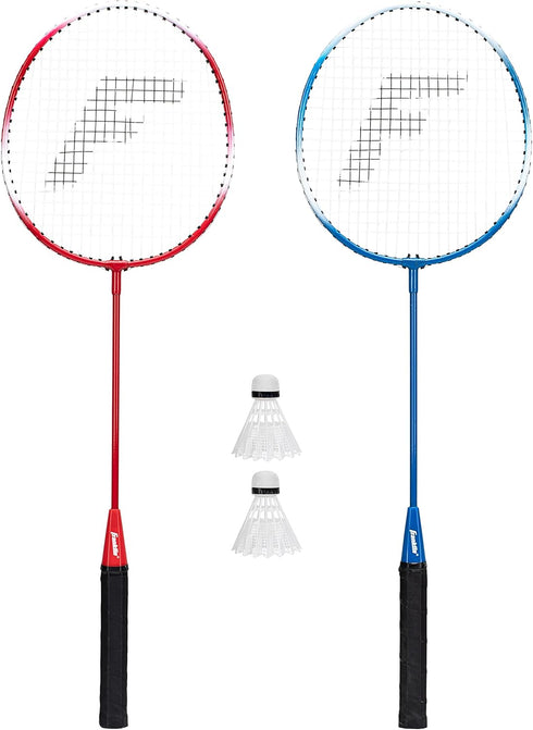 Franklin Sports Badminton Racket + Birdie Set, Replacement Equipment for Kids and Adults, 2 Player and 4 Player Sets