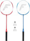 Franklin Sports Badminton Racket + Birdie Set, Replacement Equipment for Kids and Adults, 2 Player and 4 Player Sets