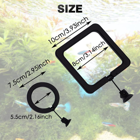 Automatic Fish Feeding Ring, Durable Aquarium Accessory, Prevents Uneaten Food, Easy to Install for Busy Owners