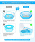 Chinchillas, Small Animal Playpen with Cover, Portable Pop Up Pet Enclosure for Rabbits, Guinea Pigs, Hamsters, Ferrets