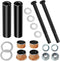 Golf Cart Spindle Bushings Kit for EZGO TXT/PDS 2001-UP Gas & Electric, Includes Spindle, King Pin Tubes, Copper Sleeves