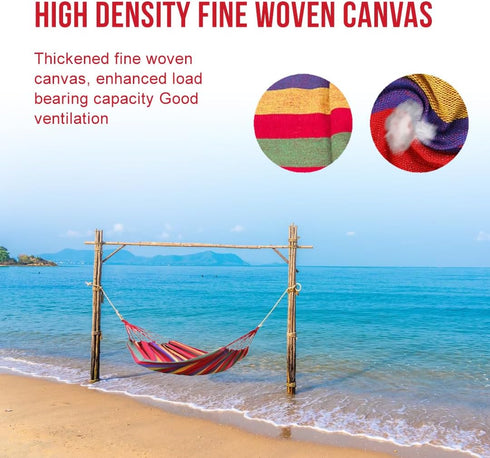Ultra-Light Travel Camping Hammock with Tree Straps - Durable Folding Hammock, Portable for Indoor and Outdoor, Up to