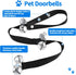 2 Pack Dog Doorbells, Pet Training Bells for Potty Training and Communication Device, Adjustable Strap Door Bell