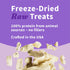 100% 3.7 Oz Halo Freeze Dried Raw Dog Treats, Chicken Breast Recipe, Dog Treats Pouch, All-Natural High Protien Treat