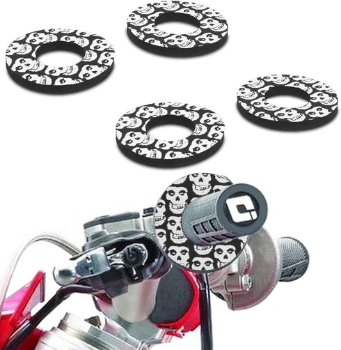 PRO CAKEN Non-Slip Moto Grip Donuts, 2 Pair Handlebar Grips for MX ATV Dirt Bike Quad Bicycle Accessories