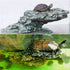 kathson Turtle Basking Platform, Baby Tortoise Climbing Ramp for Reptiles, Dock Resting Terrace Stone (Medium Size: