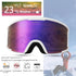 OTG Ski Goggles for Men, Women & Youth, Over Glasses Snowboard Goggles with 100% UV Protection & Anti-glare