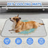 imiBBWQu Summer 27" 22" Cooling Dog Bed Cute Easter Eggs Bunny Green Dog Cooling Mat Washable Personalized Pad for Cats