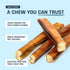 6 12 Count, 100% Big Lu - Bully Sticks, Long-Lasting, Low-Odor, Grass-Fed Beef Chews for All Dog Breeds, Natural